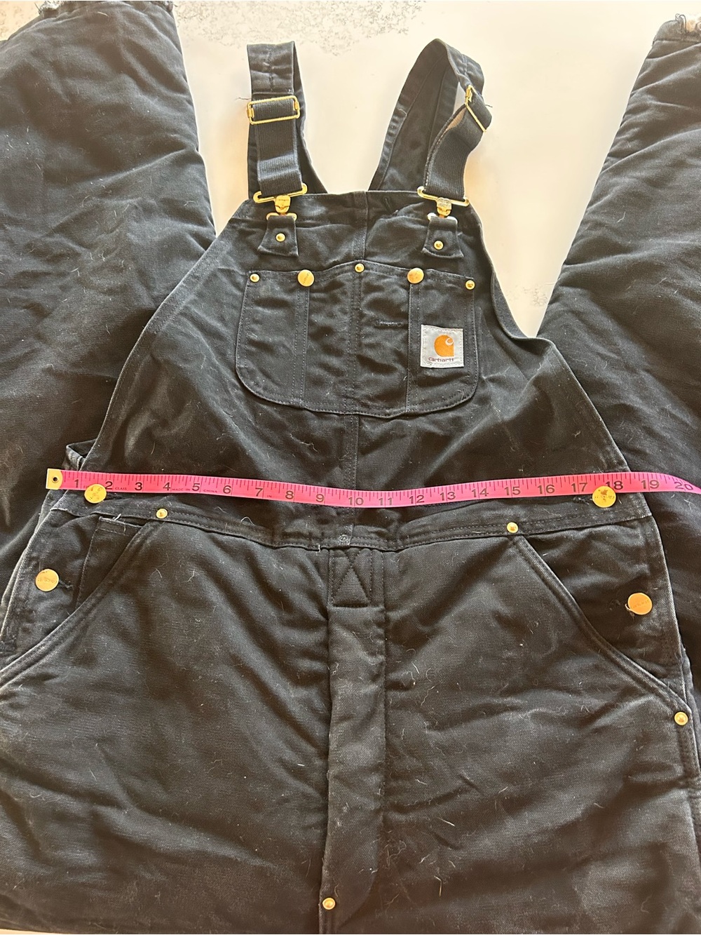 Carhartt lined overalls made in USA - Picture 2 of 8